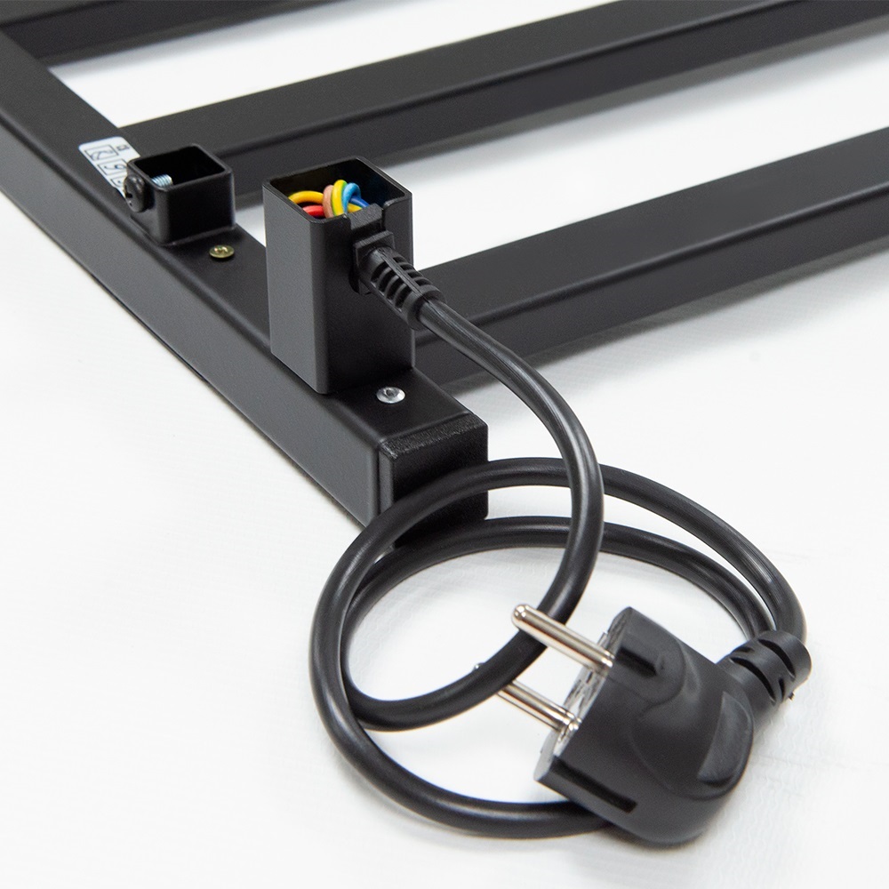 Полотенцесушитель Пэк сп 20 кв 60х50 черный ВГП