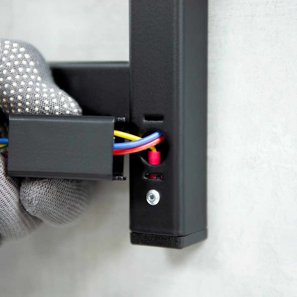 Полотенцесушитель Пэк сп 20 кв 60х50 черный ВГП